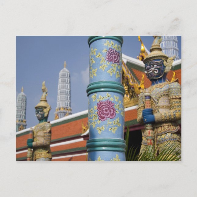 Bangkok, Thailand. Bangkoks stora palats 2 Vykort (Framsida)