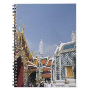 Bangkok, Thailand. Bangkoks stora palats Anteckningsbok