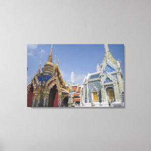 Bangkok, Thailand. Bangkoks stora palats Canvastryck