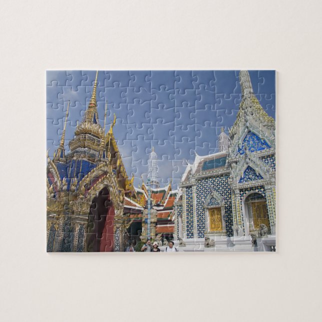 Bangkok, Thailand. Bangkoks stora palats Pussel (Horisontell)