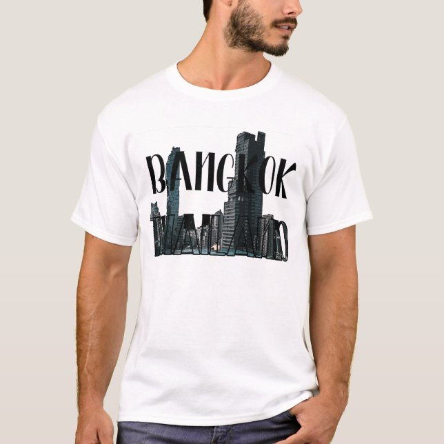 Bangkok Thailand - City, Travel, Thai T Shirt (Framsida)