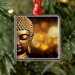 Bangkok, Thailand  Guld Buddha Julgransprydnad Metall