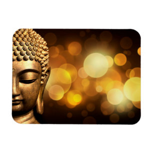 Bangkok, Thailand Guld Buddha Magnet