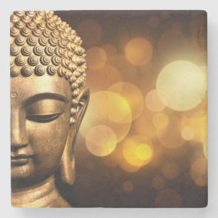 Bangkok, Thailand Guld Buddha Stenunderlägg