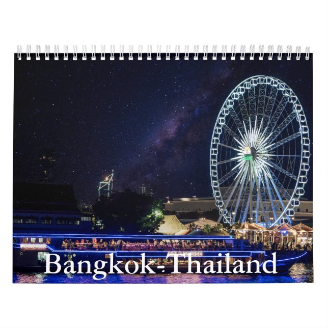 Bangkok-Thailand kalender (Omslag)