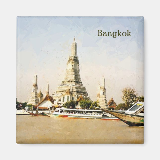 Bangkok, Thailand Magnet (Framsidan)