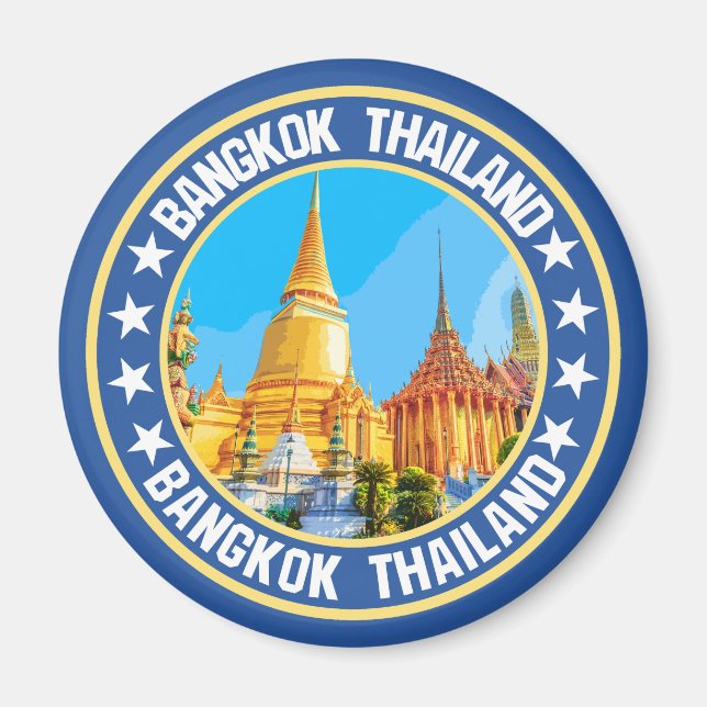 Bangkok Thailand Magnet (Framsidan)