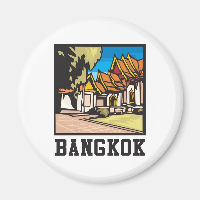 Bangkok Thailand Magnet (Framsidan)