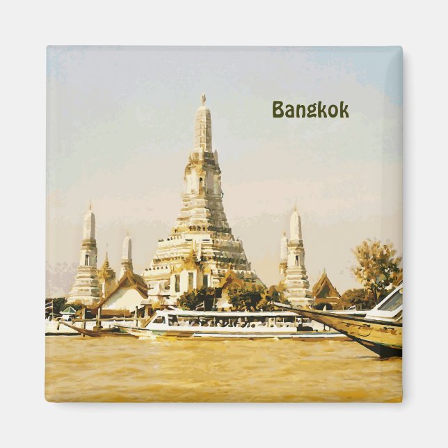 Bangkok, Thailand Magnet (Framsidan)