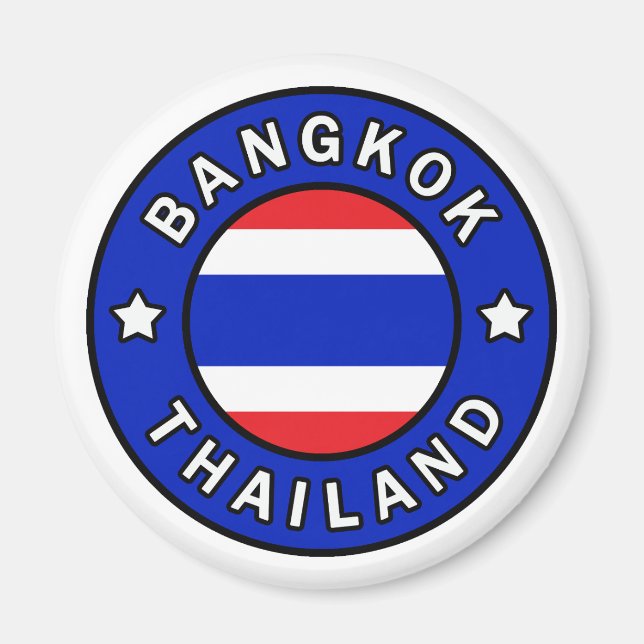 Bangkok Thailand Magnet (Framsidan)