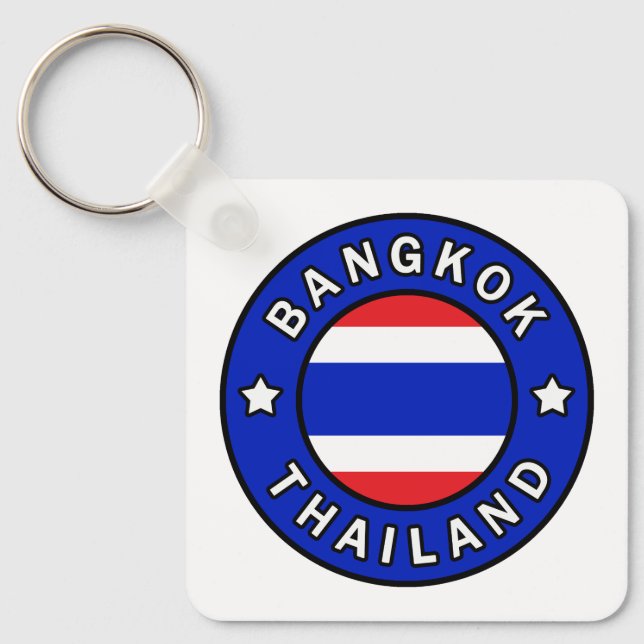 Bangkok Thailand Nyckelring (Framsida)