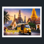 Bangkok Thailand Pop Art Travel Illustration Poster<br><div class="desc">Bangkok Thailand Pop Art Travel Illustration</div>