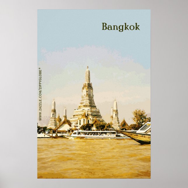 Bangkok, Thailand Poster (Framsidan)
