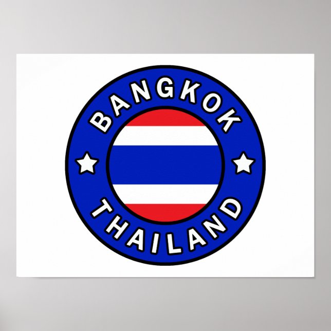Bangkok Thailand Poster (Framsidan)
