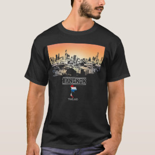 bangkok thailand Skyline Vacation Souvenir city Lo T Shirt