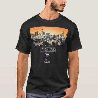 bangkok thailand Skyline Vacation Souvenir City T Shirt