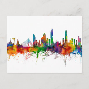 Bangkok Thailand Skyline Vykort