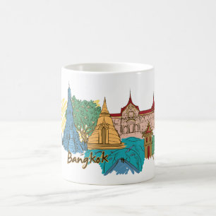 Bangkok Thailand Travel Kaffemugg