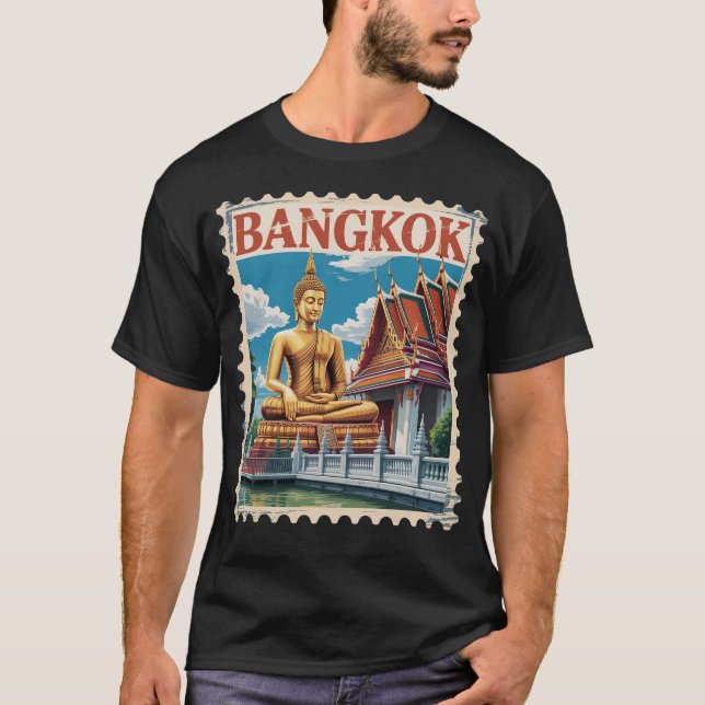 Bangkok Thailand Travel T Shirt (Framsida)