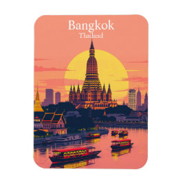 Bangkok, Thailand Vibrant Vintage resor Magnet