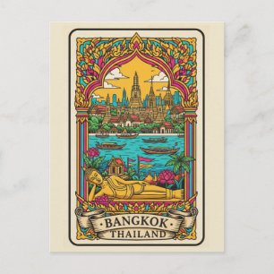 Bangkok Thailand Vykort
