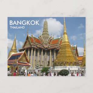 Bangkok Thailand Wat Phra Kaew Emerald Buddha Vykort