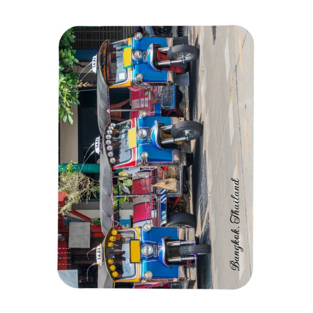 Bangkok Tuk Tuks Magnet (Vertikal)