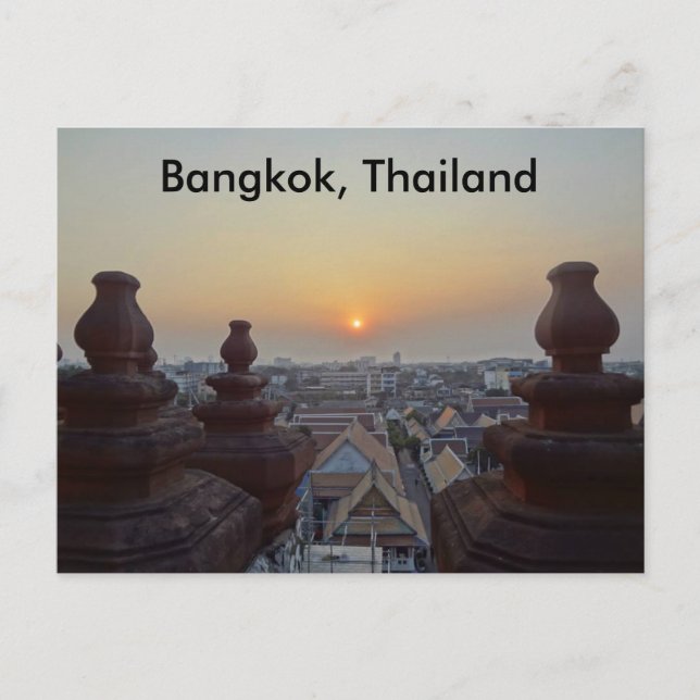 Bangkok, vykort för Thailand (Framsida)