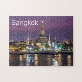 Bangkok Wat Arun Sunset BKK Thailand Souvenir Pussel