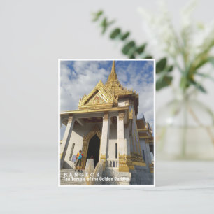 Bangkok, Wat Traimit, Thailand Vykort