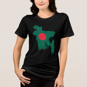 Bangladesh Anpassade Black Tourist T Shirt