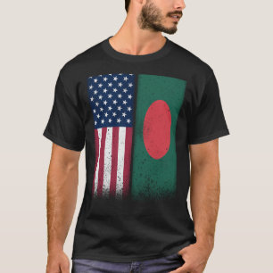 Bangladesh Bangladesh bangladeshi American Flaggor T Shirt