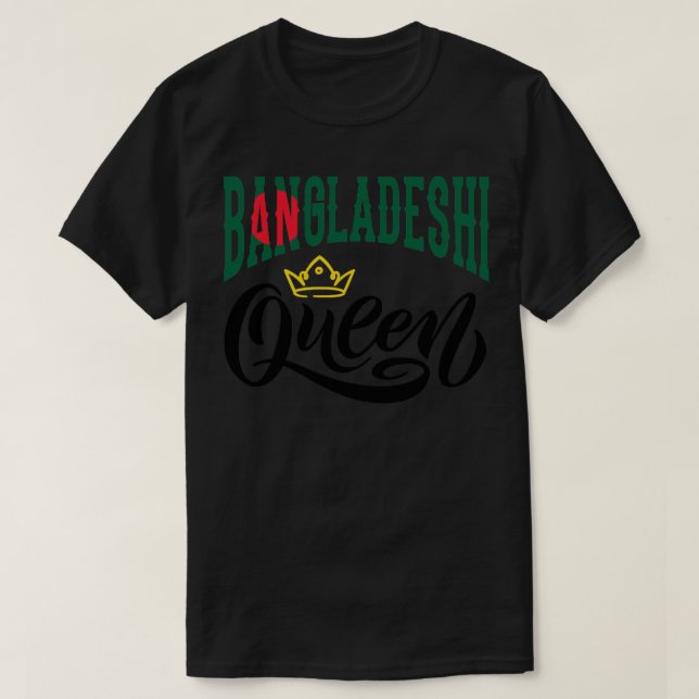 Bangladesh Bangladesh Flagga Quote 18 T Shirt (Design framsida)