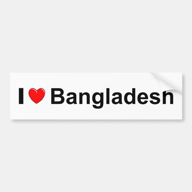 Bangladesh Bildekal (Framsidan)