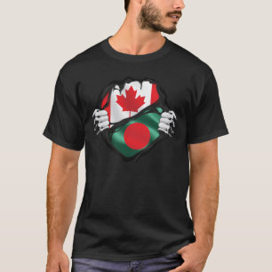 Bangladesh deshi Canadian Händer Ripping Roots Fla T Shirt