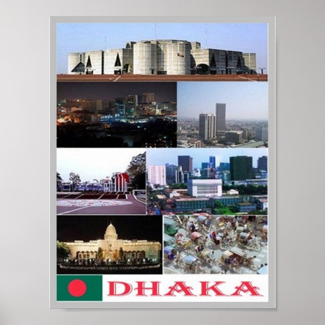Bangladesh - Dhaka - Poster (Framsidan)