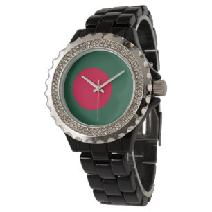 Bangladesh flagga armbandsur
