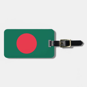 Bangladesh flagga bagagebricka