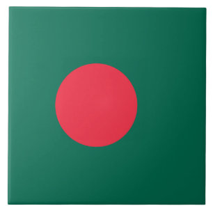 Bangladesh Flagga (Bangladesh) Kakelplatta