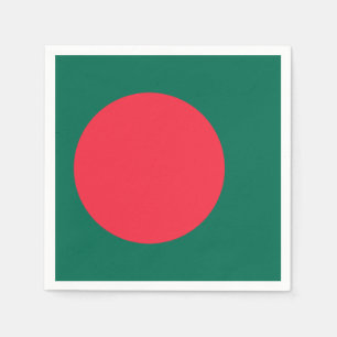 Bangladesh Flagga (Bangladesh) Pappersservett