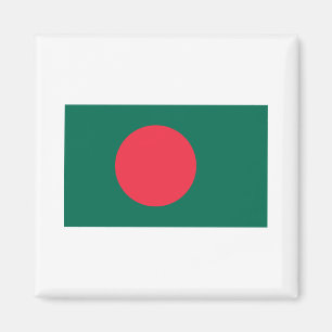 Bangladesh Flagga BD Magnet