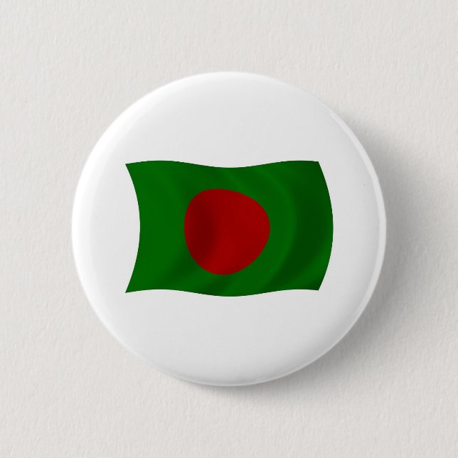 Bangladesh Flagga Button Knapp (Framsida)