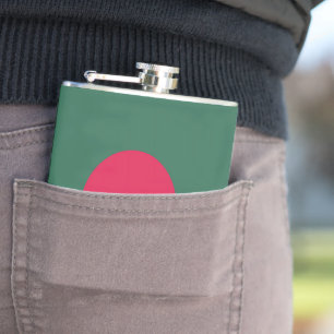 Bangladesh flagga fickplunta