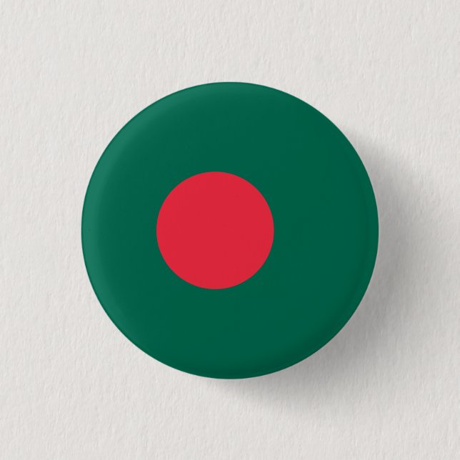 Bangladesh Flagga, Flagga Bangladesh Knapp (Framsida)