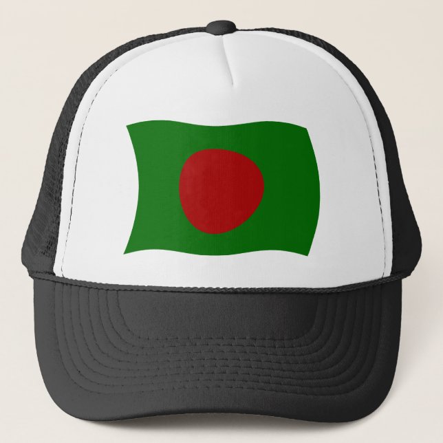 Bangladesh Flagga Hat Keps (Framsida)
