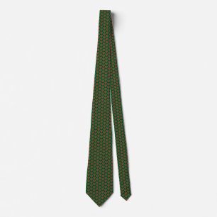 Bangladesh Flagga Hearts Tie Slips
