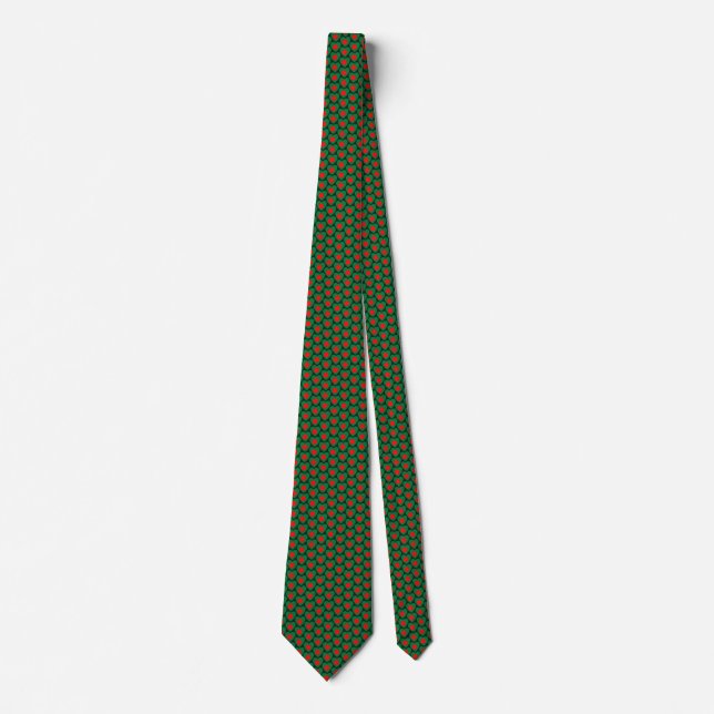 Bangladesh Flagga Hearts Tie Slips (Framsida)