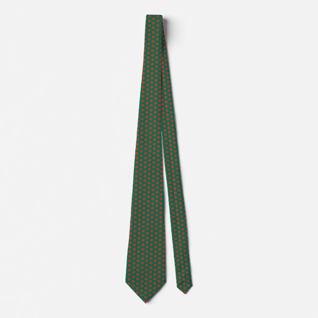 Bangladesh Flagga Honeycomb Tie Slips (Framsida)