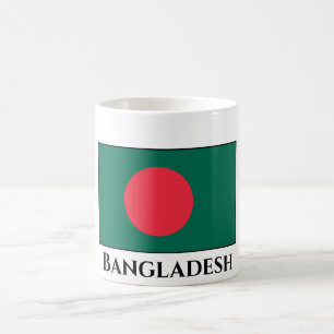 Bangladesh Flagga Kaffemugg