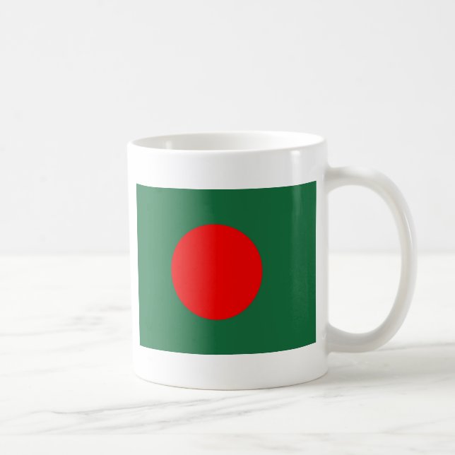 Bangladesh Flagga Kaffemugg (Höger)
